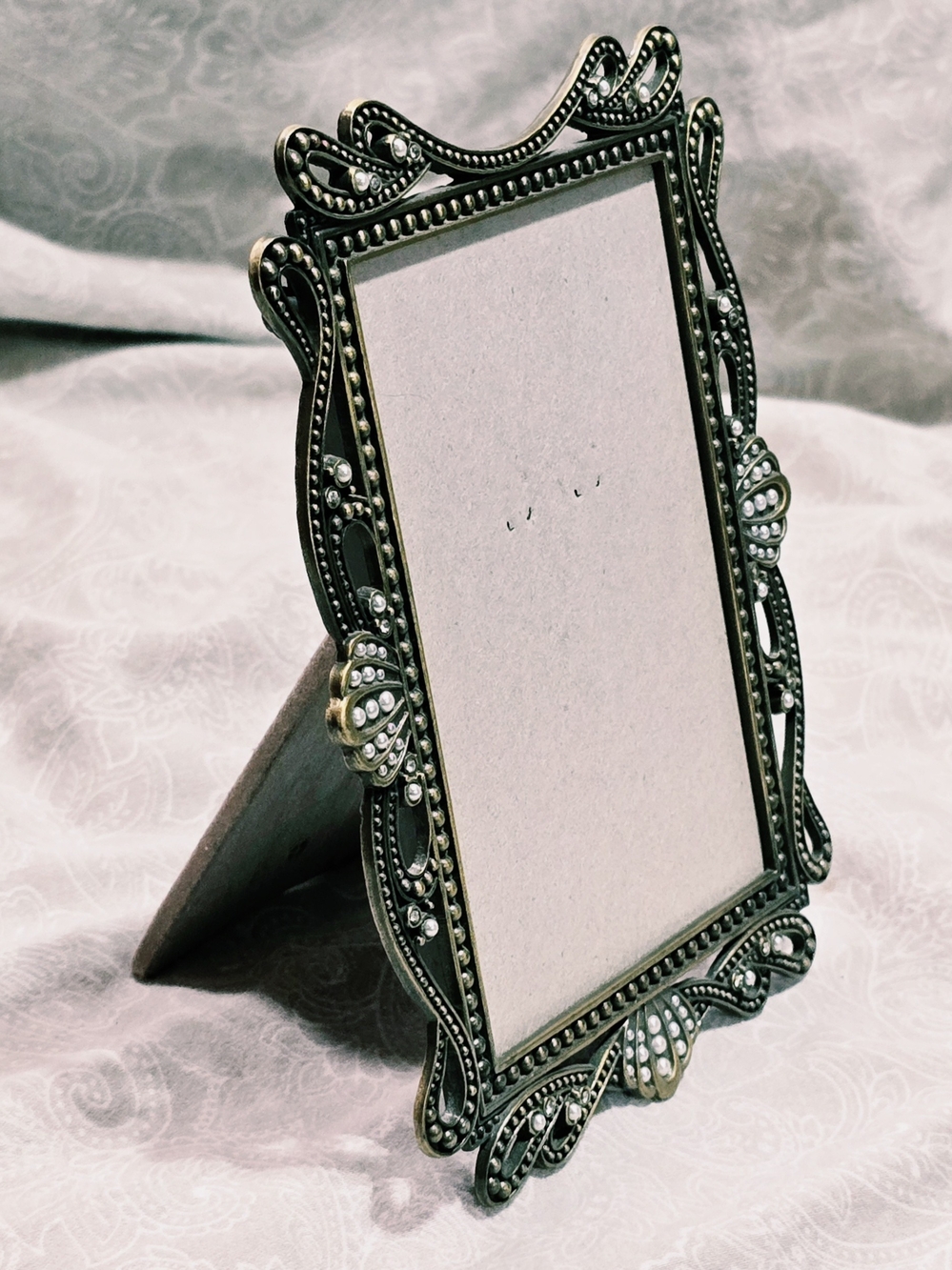 Fetco Home Decor Vintage Style Ornate Filigree Metal Picture Frame 4x6